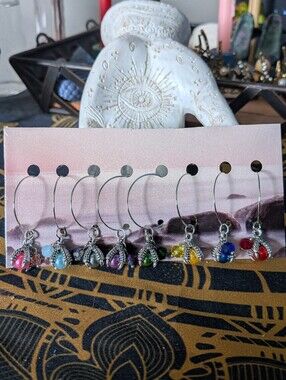 Handmade Dragon Talons And Treasure Wine Glass Charms